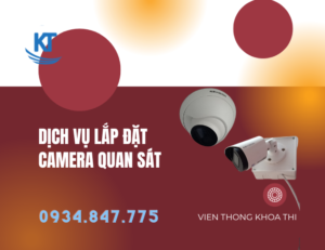 dịch vụ lắp đặt camera quan sát