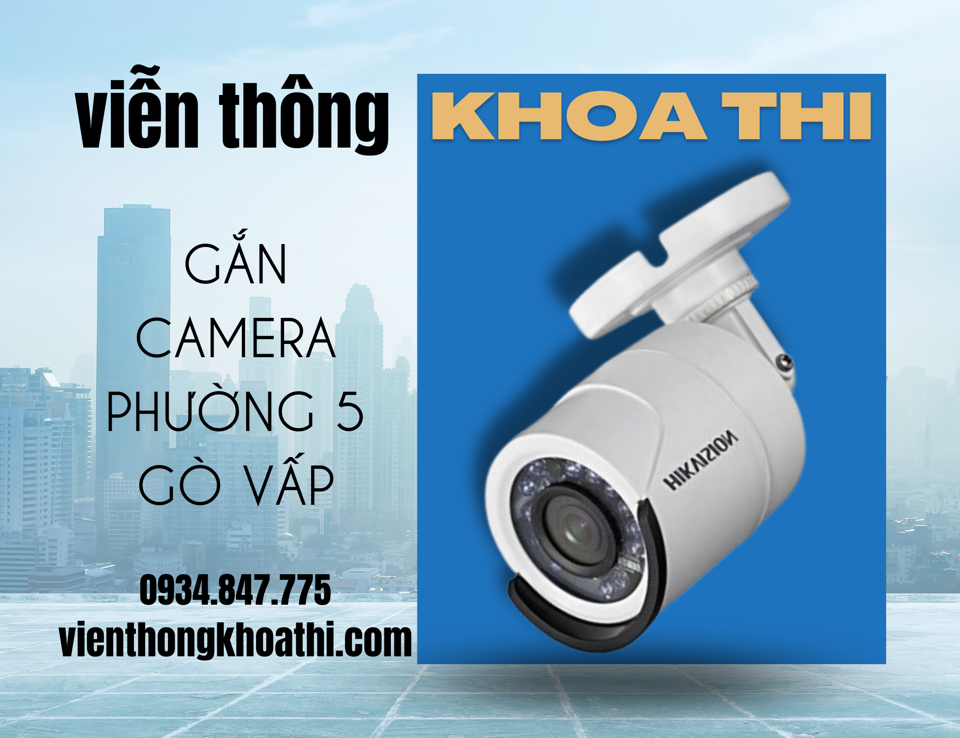 gắn camera phường 5 Gò Vấp