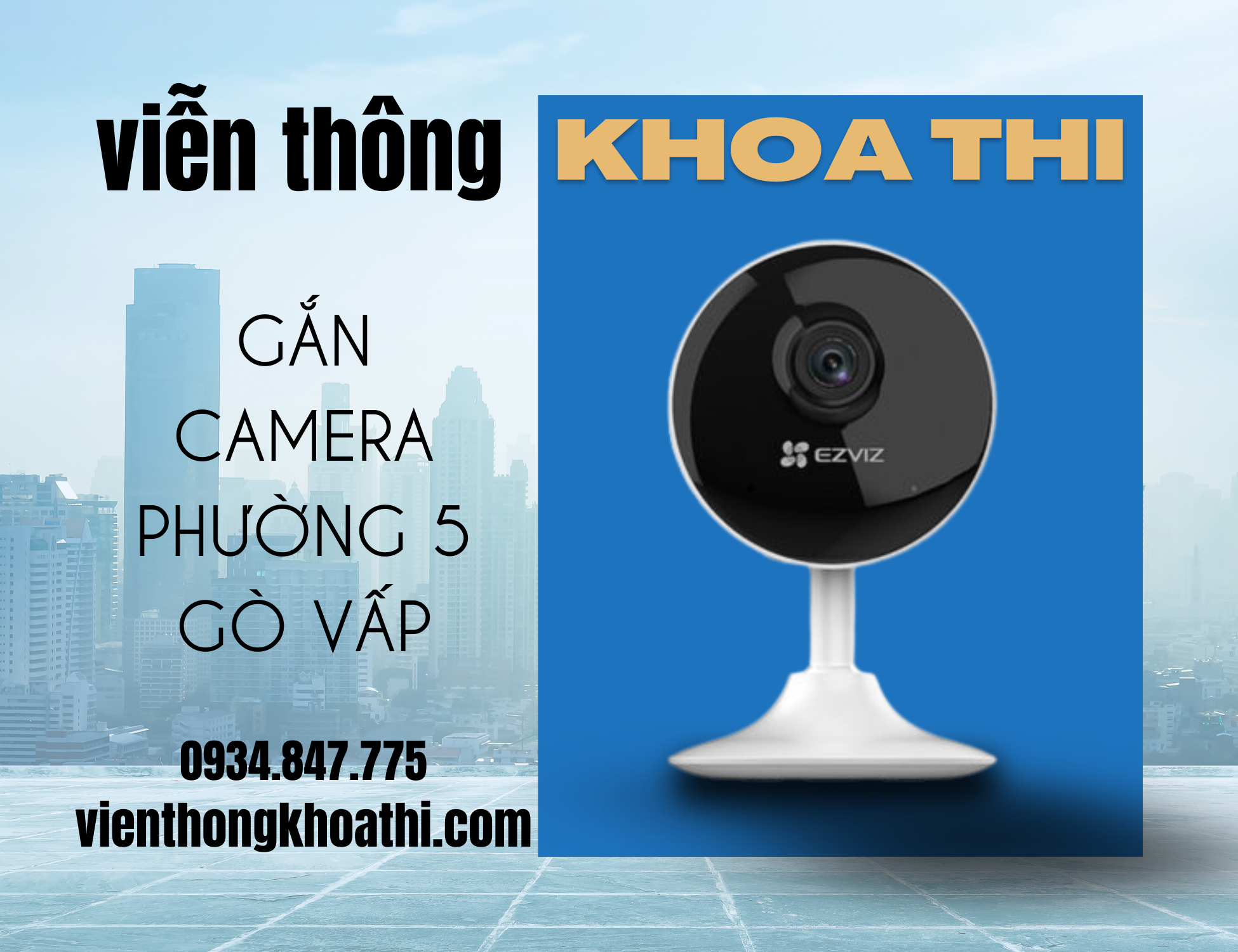 gắn camera phường 5 Gò Vấp