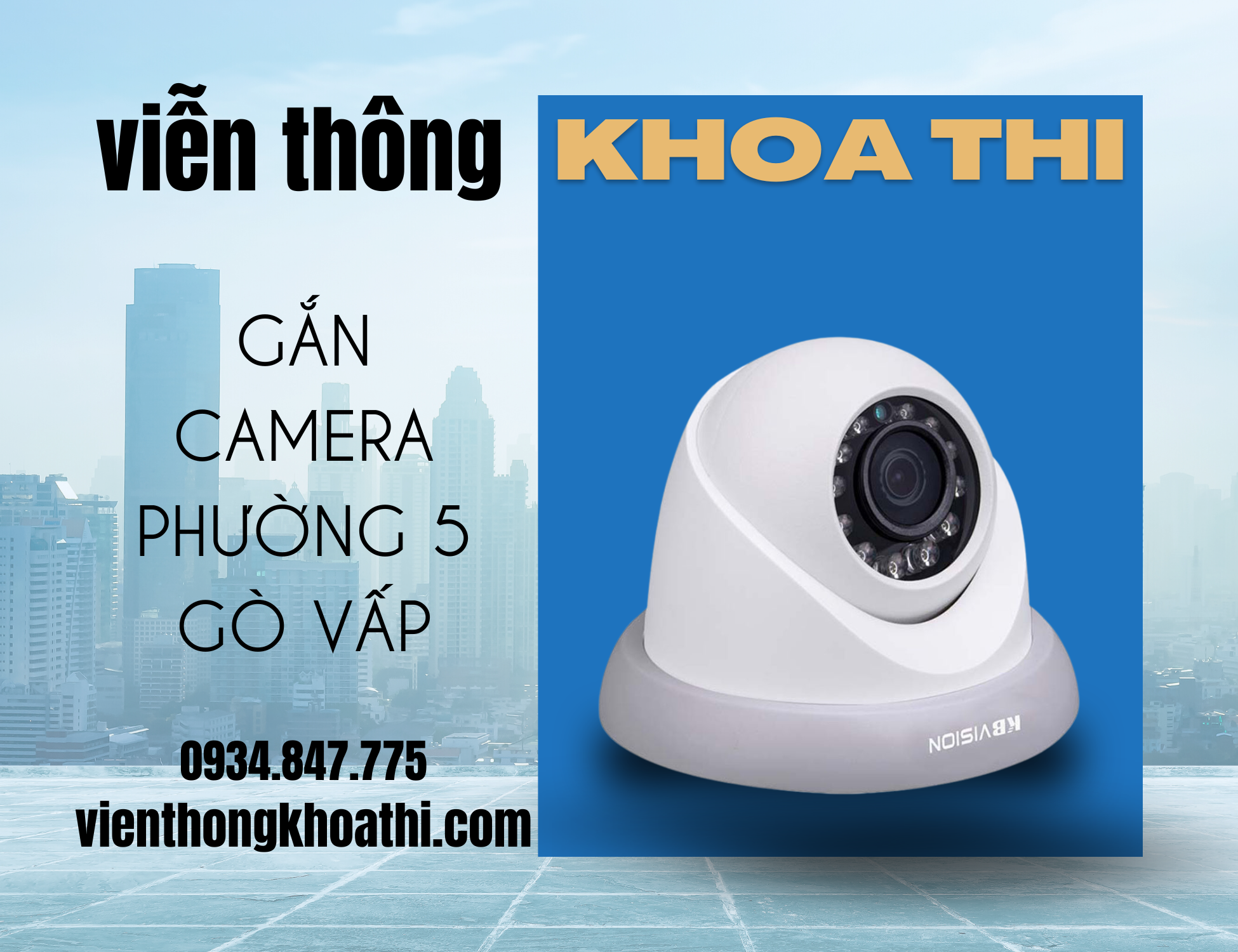 gắn camera phường 5 Gò Vấp