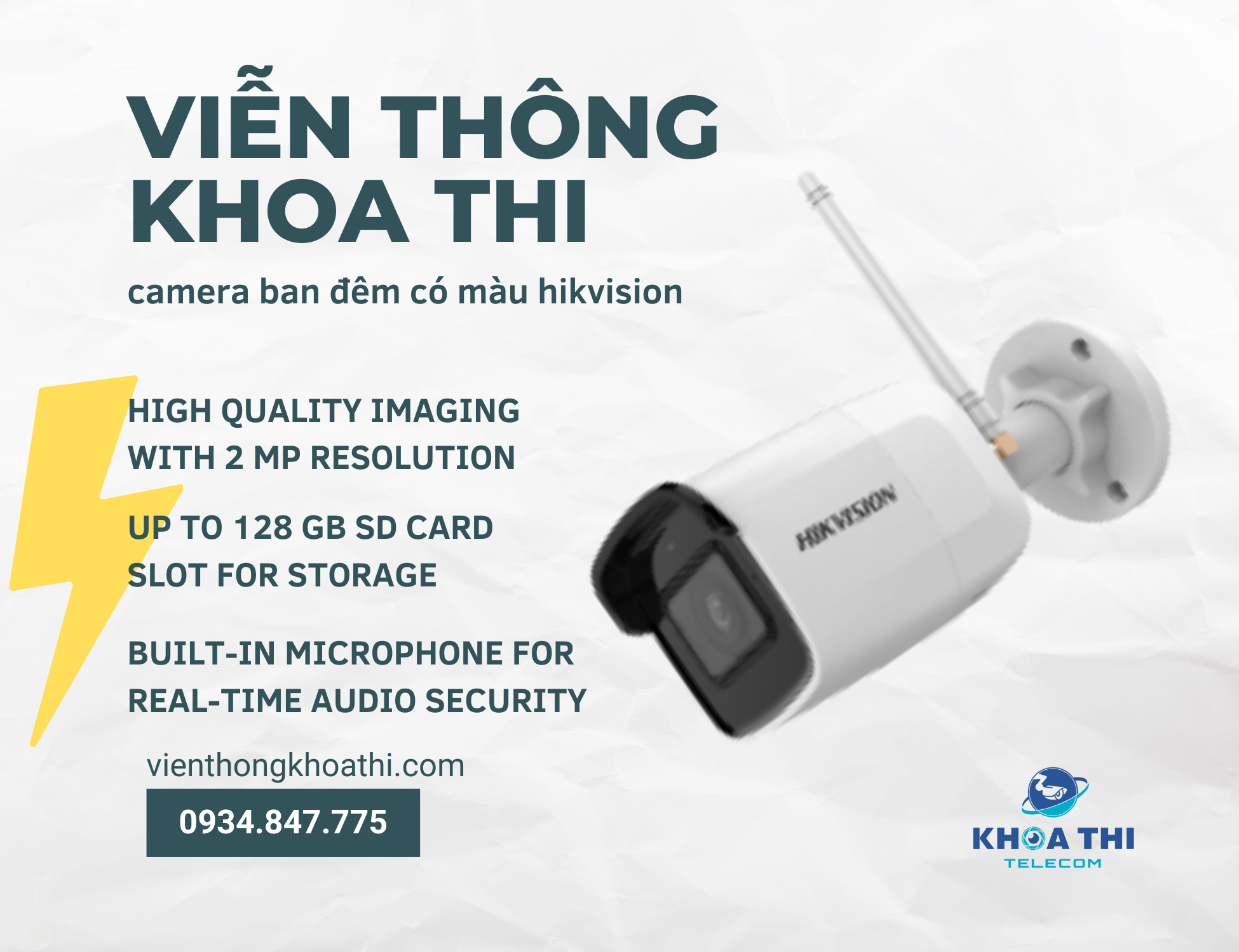 camera ban đêm có màu hikvision