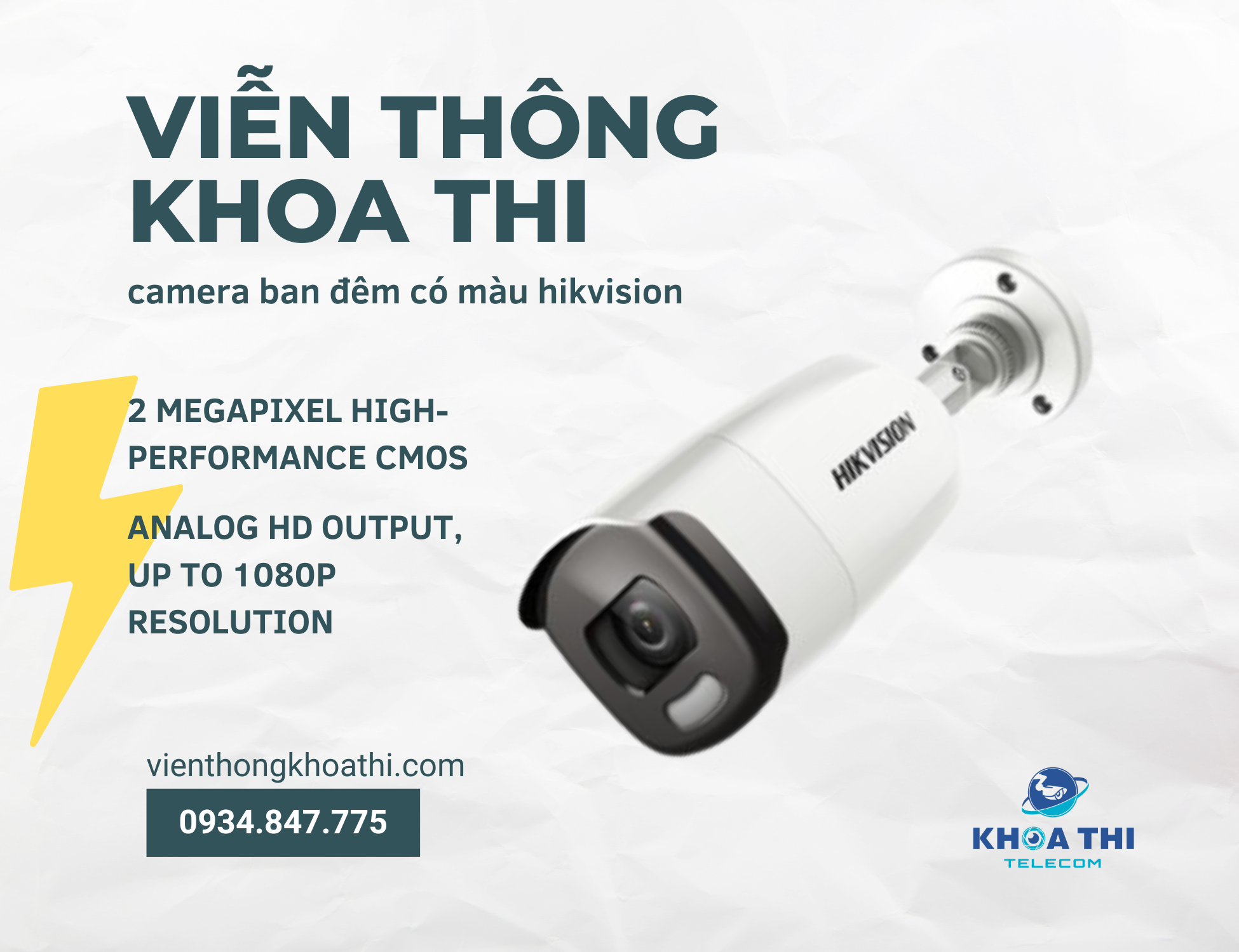 camera ban đêm có màu hikvision