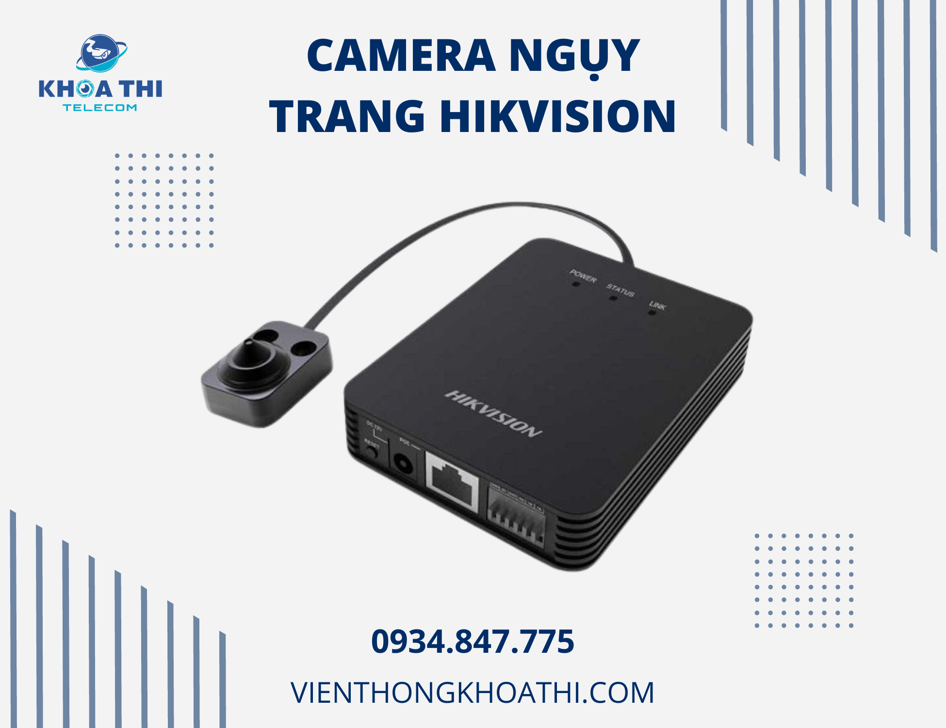 Camera ngụy trang hikvision