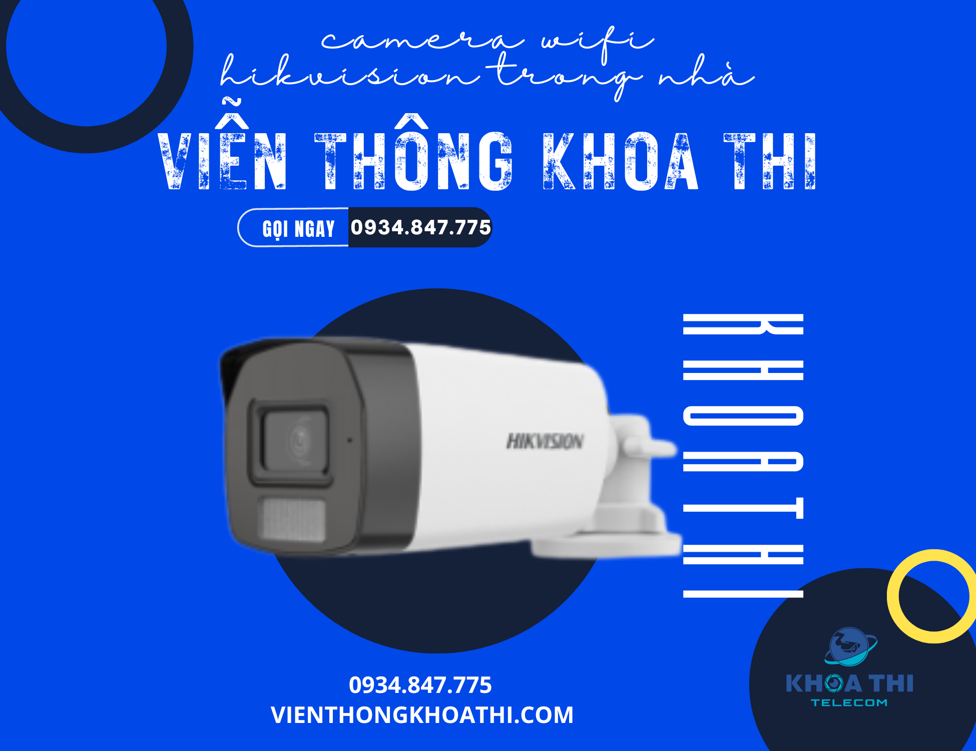 camera wifi hikvision trong nhà