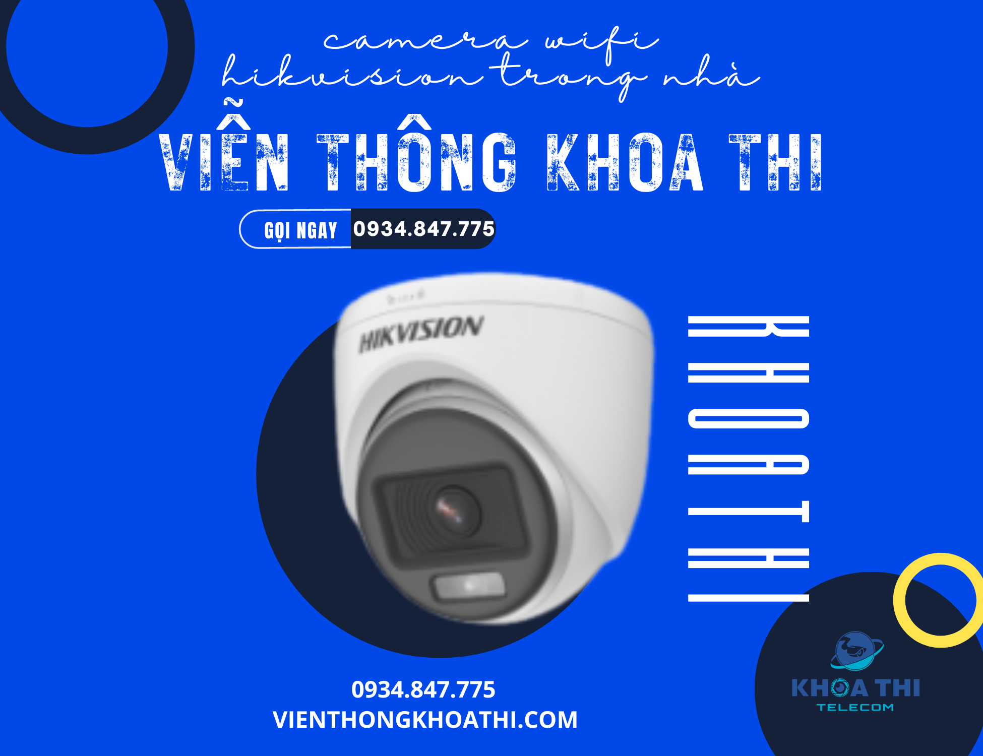 camera wifi hikvision trong nhà