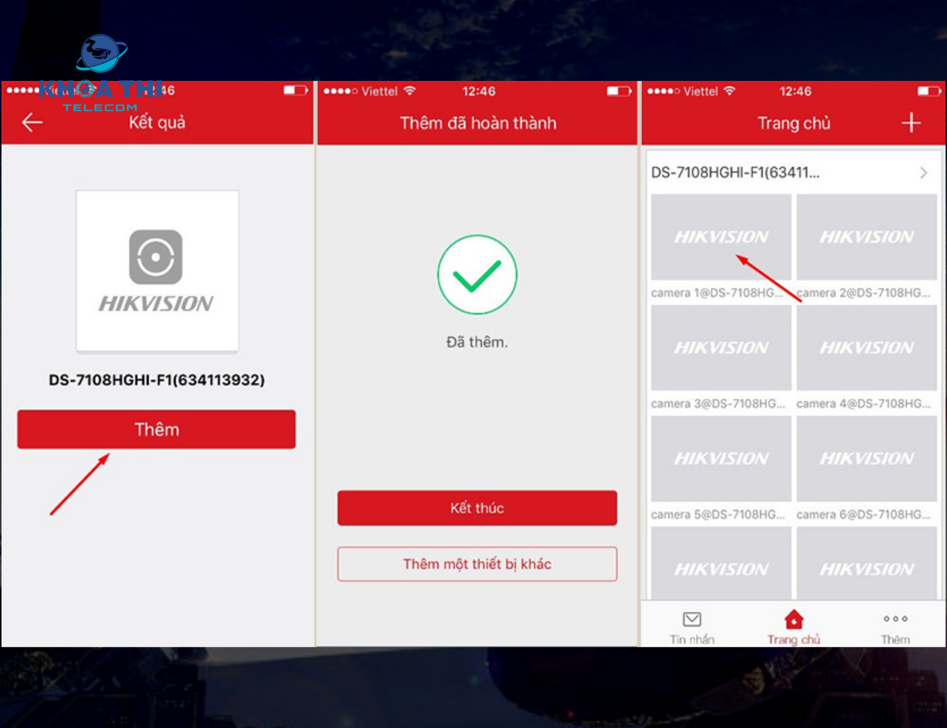 cách cài đặt camera hikvision wifi trên điện thoại