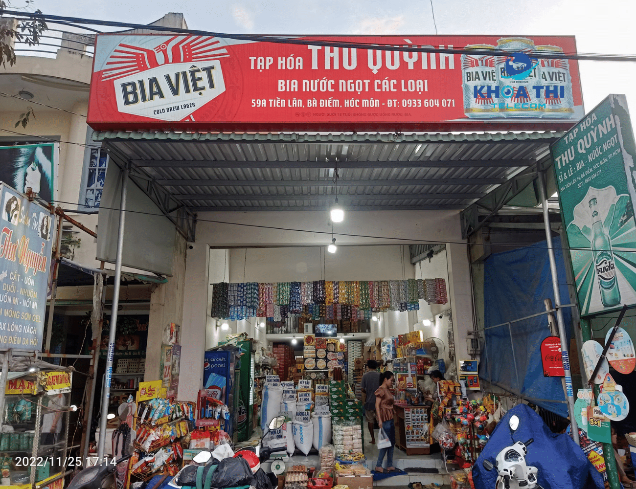 Lắp đặt camera cho tiệm tạp hóa