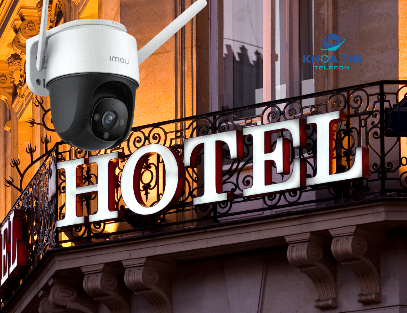 lắp đặt camera khách sạn