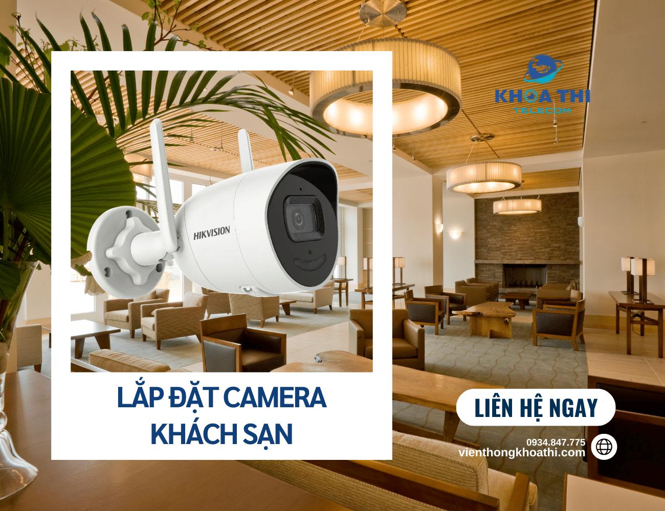 lắp đặt camera khách sạn