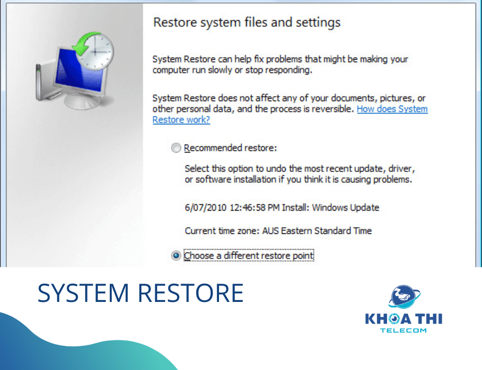 System Restore